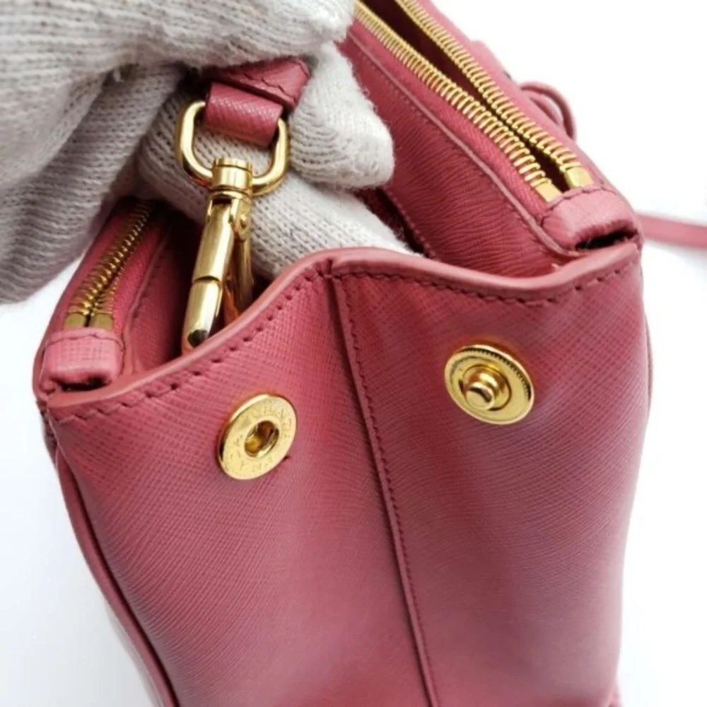 100% Authentic PRADA Galleria Leather Satchel